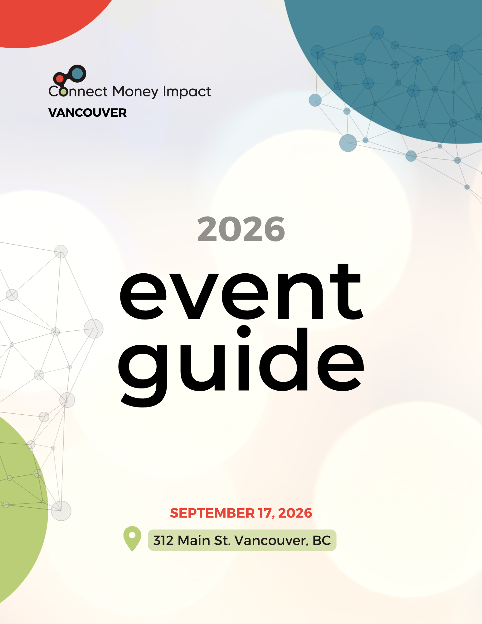 Connect Money Impact 2026 event guide for June 23, 2026 at Vancouver Island Conference Centre, Nanaimo, BC.